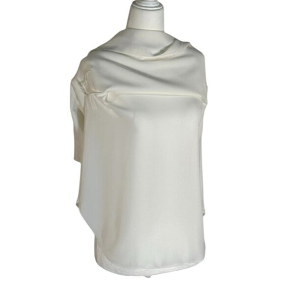 Elizabeth & James Womens Size S Ivory Sleeveless High-Low Layered Tank Top With - Picture 2 of 6